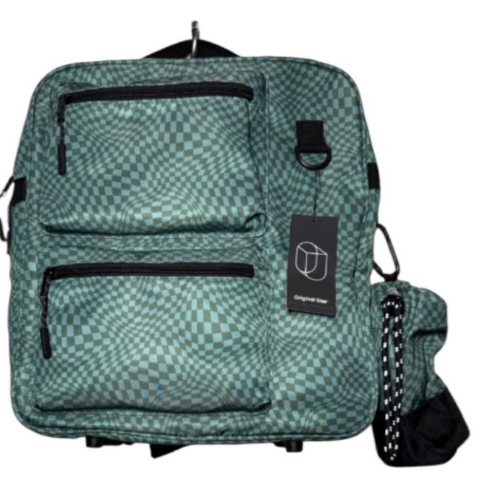 Checkered Backpack Adaptive for wheelchair NWT